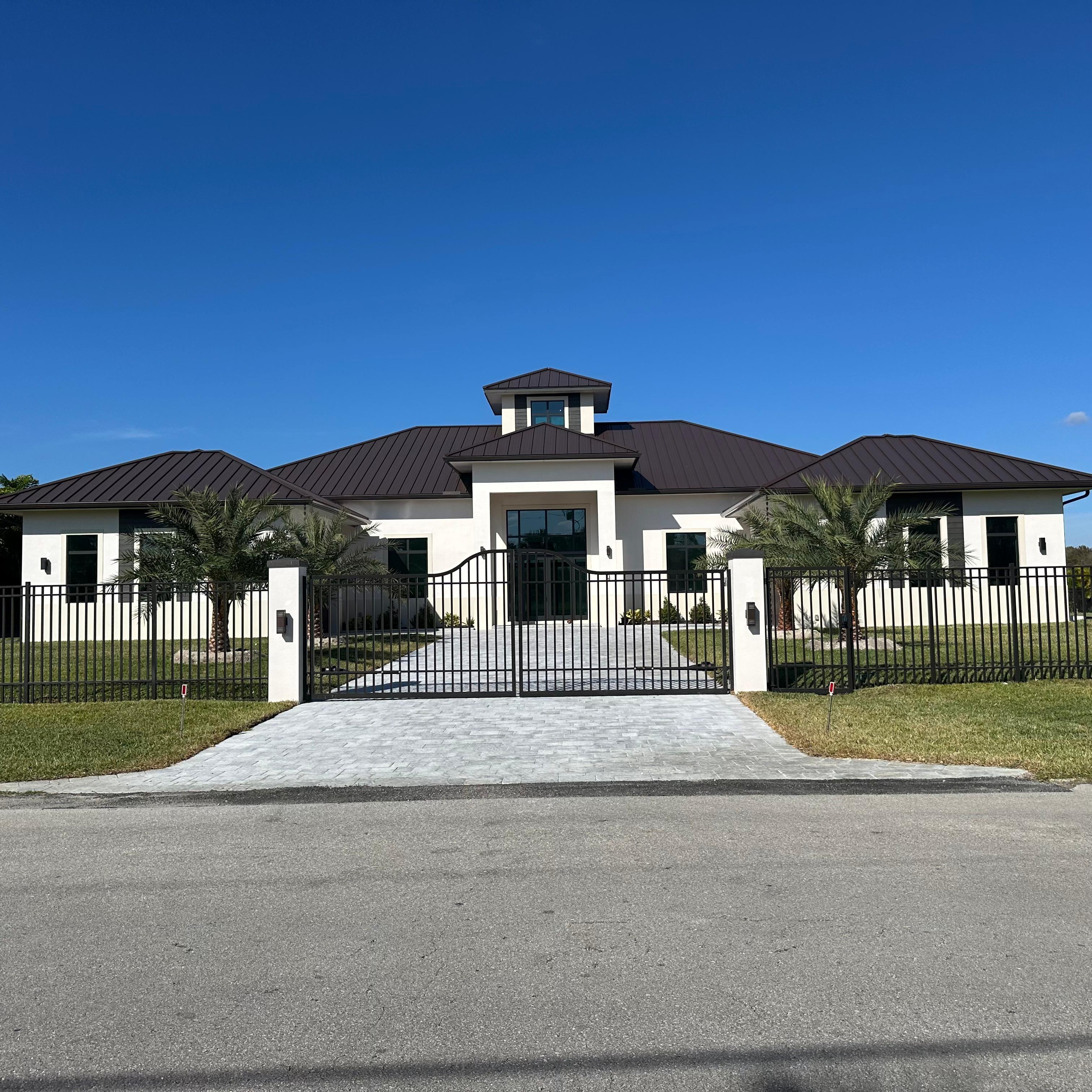 Completed - custom home exterior Naples FL