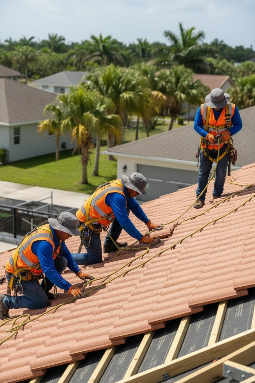 Roof repair in Naples FL - JY Mega FC Construction